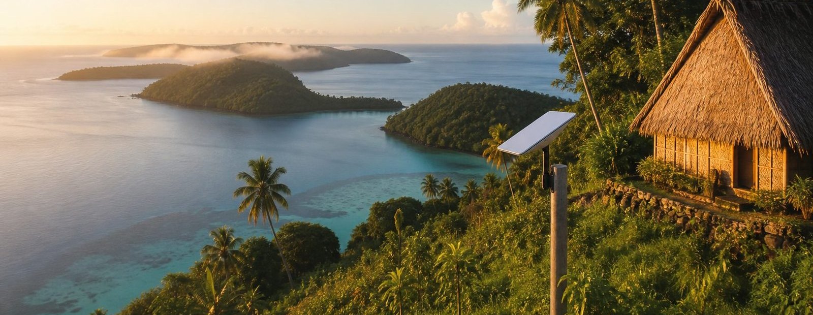 Starlink broadband across Vanuatu islands